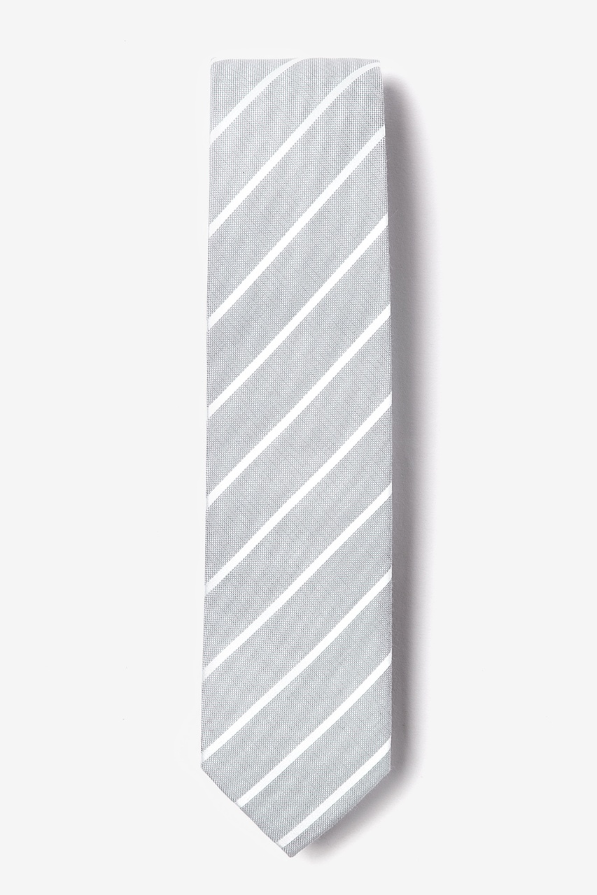Harvard Gray Skinny Tie Photo (0)