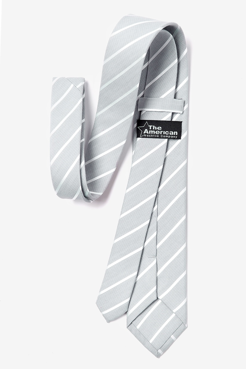Harvard Gray Skinny Tie Photo (2)