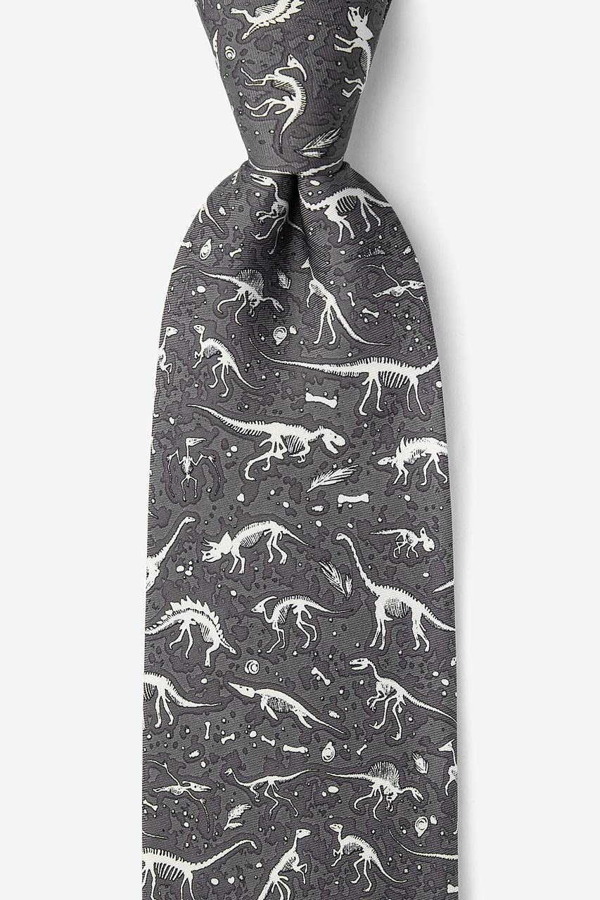 I Dig Fossils Gray Tie Photo (0)