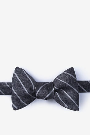 _Lagan Gray Self-Tie Bow Tie_