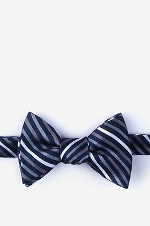 Lee Gray Self-Tie Bow Tie