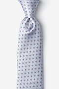 New Caledonia Gray Extra Long Tie Photo (0)