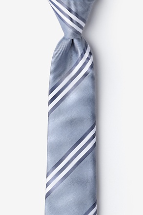 Pioneer Gray Skinny Tie