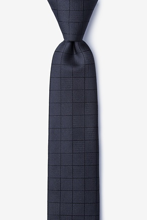 _Red Hill Gray Skinny Tie_