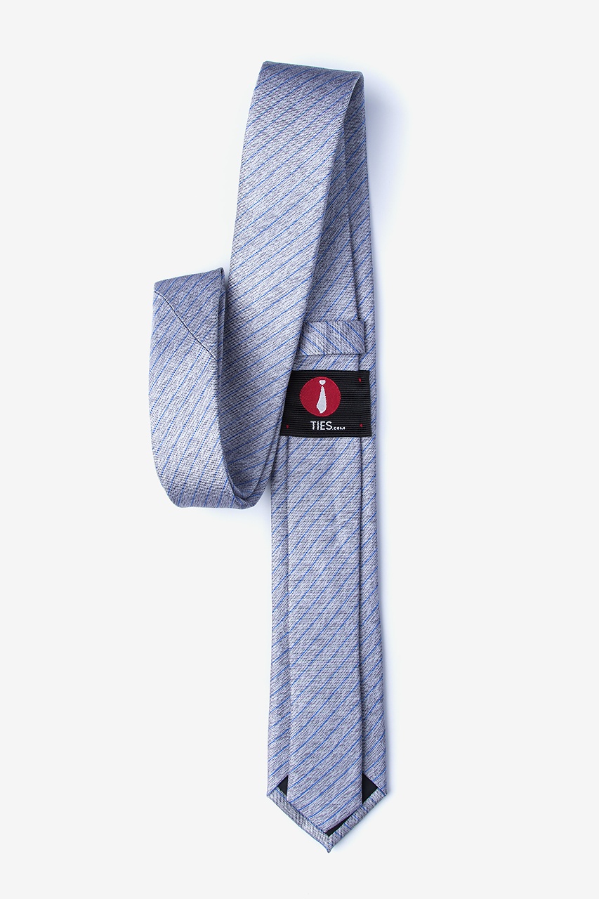 Robe Gray Skinny Tie Photo (1)