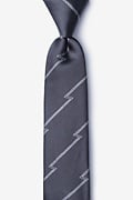 Smoky Gray Skinny Tie Photo (0)