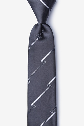 Smoky Gray Skinny Tie