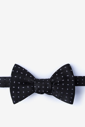 _Trinity Gray Self-Tie Bow Tie_