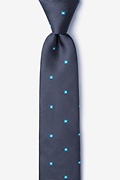 Wooley Gray Skinny Tie Photo (0)