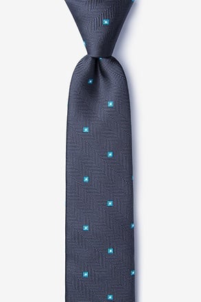 Wooley Gray Skinny Tie
