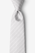 Yapen Gray Extra Long Tie Photo (0)