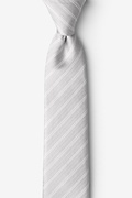 Yapen Gray Skinny Tie Photo (0)