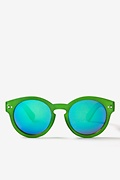 Tulum Round Green Sunglasses Photo (1)