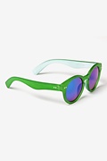 Tulum Round Green Sunglasses Photo (1)