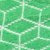 Green Carded Cotton Fontana No-Show Sock