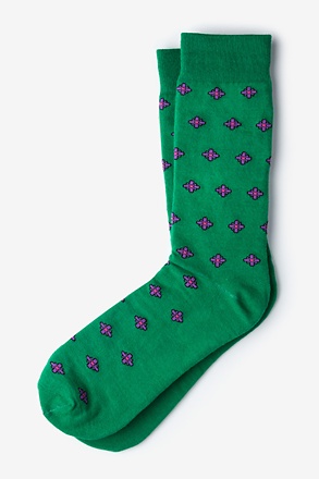 _Gardena Green Medium-Large Sock_