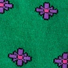 Green Carded Cotton Gardena Sock