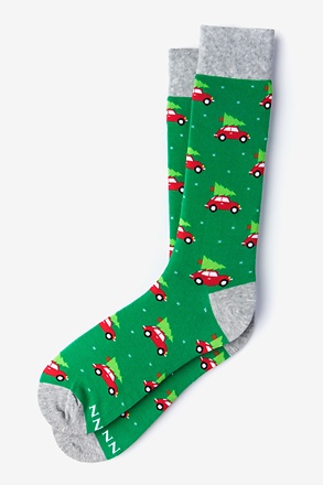 _Christmas Vacation Green Sock_