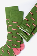 Alligator Green Sock Photo (2)