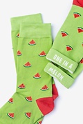 Watermelon Green Women's Sock Photo (1)