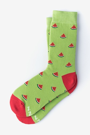 Watermelon Green Women's Sock