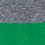Green Carded Cotton Rugby Stripe Medium-Large Sock