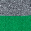 Green Carded Cotton Rugby Stripe Sock