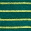 Green Carded Cotton Villa Park Stripe Sock