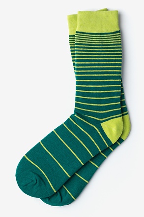 _Villa Park Stripe Green Sock_