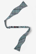 Bradford Plaid Green Self-Tie Bow Tie Photo (1)
