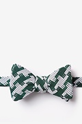 Buckeye Thick Green Self-Tie Bow Tie Photo (0)
