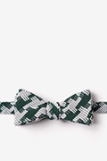 Buckeye Thick Green Skinny Bow Tie Photo (0)