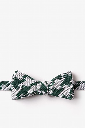 _Buckeye Thick Green Skinny Bow Tie_