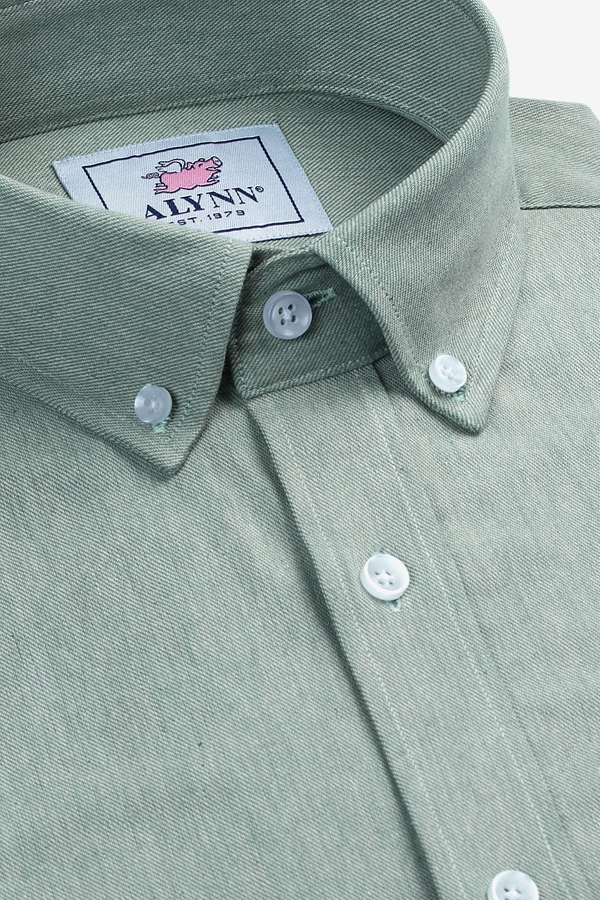 Caden Green Business Casual Shirt Photo (1)