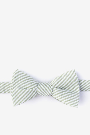 Clyde Green Self-Tie Bow Tie