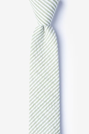 Clyde Green Skinny Tie