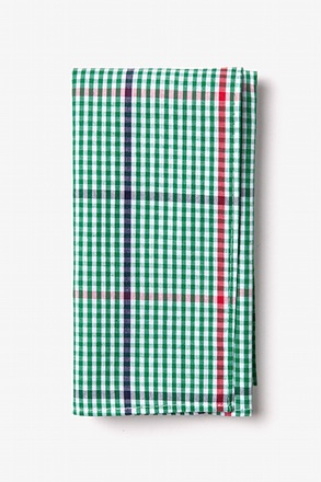 Douglas Green Pocket Square