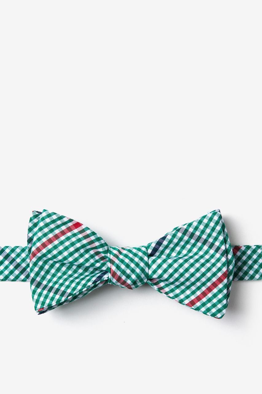 Douglas Green Self-Tie Bow Tie Photo (0)