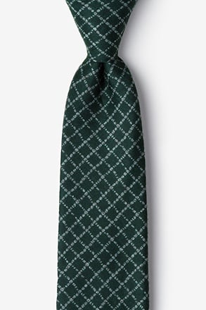 _Glendale Green Extra Long Tie_