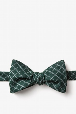 Glendale Green Self-Tie Bow Tie
