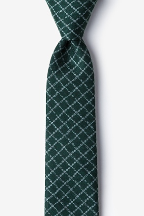 Glendale Green Skinny Tie