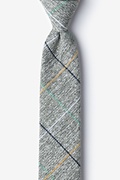 Globe Green Skinny Tie Photo (0)