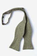 Green Andrew Plaid Self-Tie Bow Tie Photo (1)