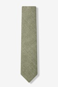 Green Andrew Plaid Skinny Tie Photo (1)