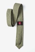 Green Andrew Plaid Skinny Tie Photo (2)