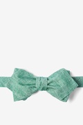 Green Catalina Diamond Tip Bow Tie Photo (0)