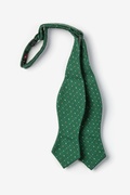 Green Pennington Dash Diamond Tip Bow Tie Photo (1)