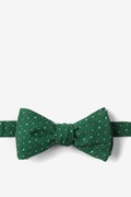 Green Pennington Dash Self-Tie Bow Tie Photo (0)