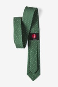 Green Pennington Dash Skinny Tie Photo (2)