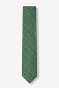 Green Pennington Dash Skinny Tie Photo (1)